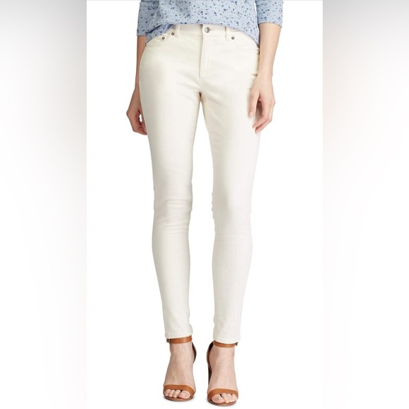 Chaps Women's Premium Stretch Comfort Skinny Fit Ankle Length Pants, 22W - Picture 2 of 3